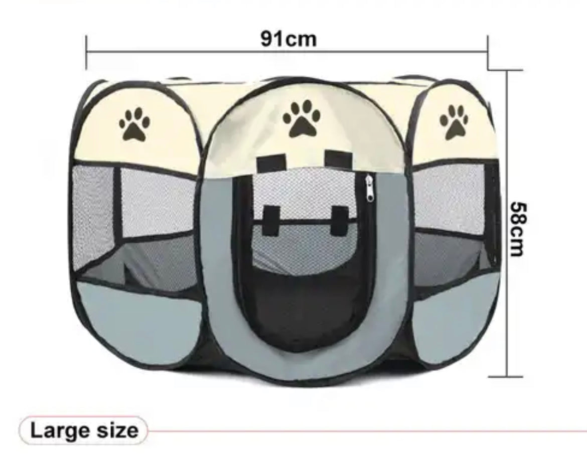 Corral para mascotas plegable