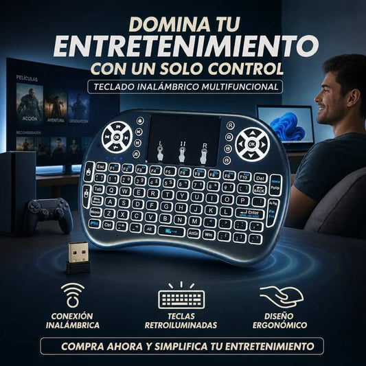 TECLADO-MOUSE INALÁMBRICO SMART 2.4G + Envío GRATIS