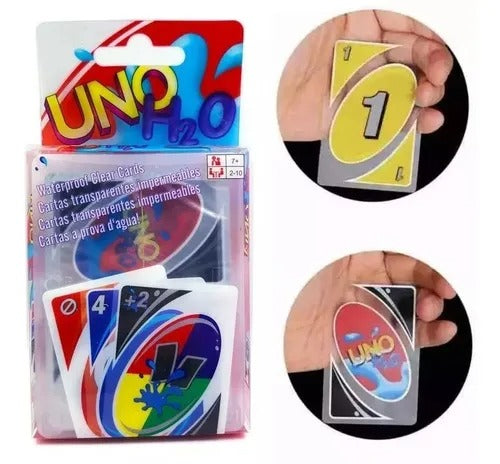Juego de Mesa Cartas Juegos Uno H2O impermeable